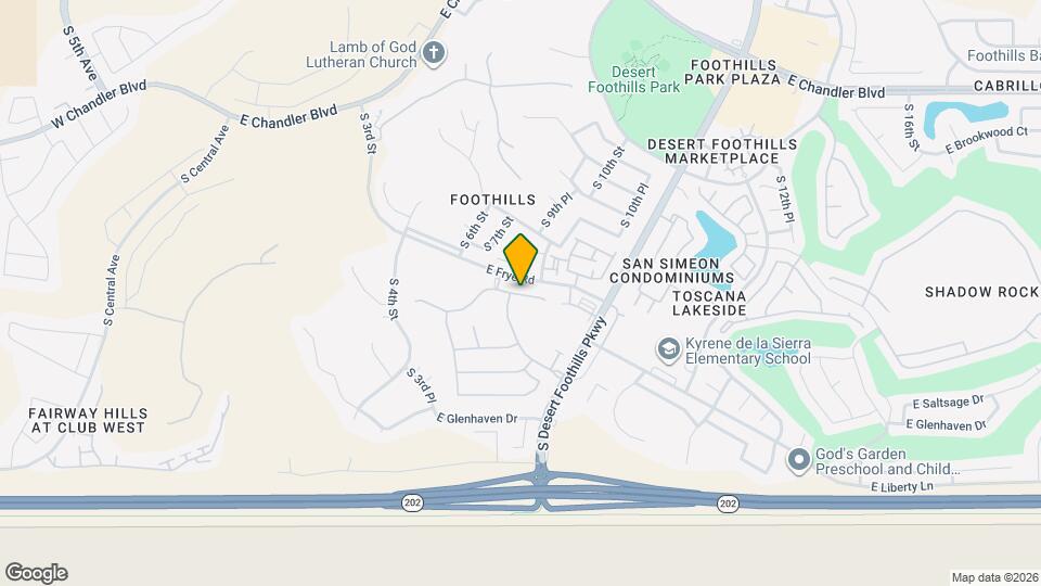 820 E Ashurst Dr Map and Location Details