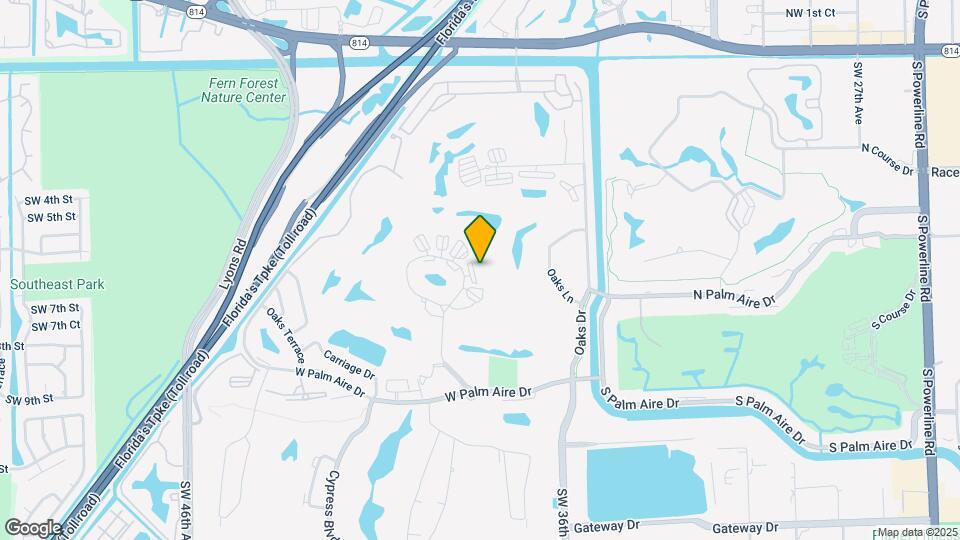 3850 Oaks Clubhouse Dr, Unit 108 Map and Location Details