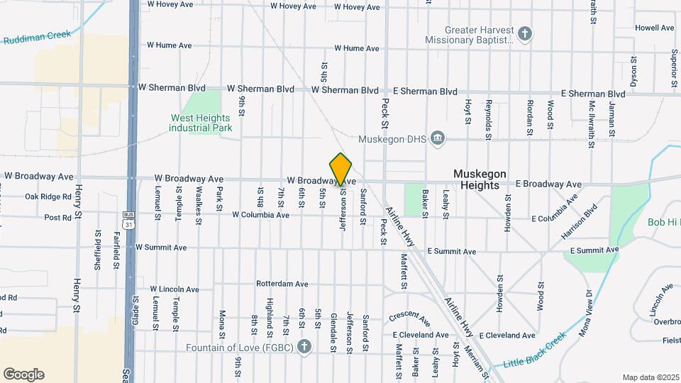 2809 Jefferson St Mapa y Detalles de la Ubicación