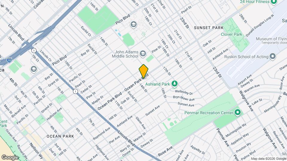 1418 Ocean Park Blvd, Unit 1418 ocean Park Map and Location Details