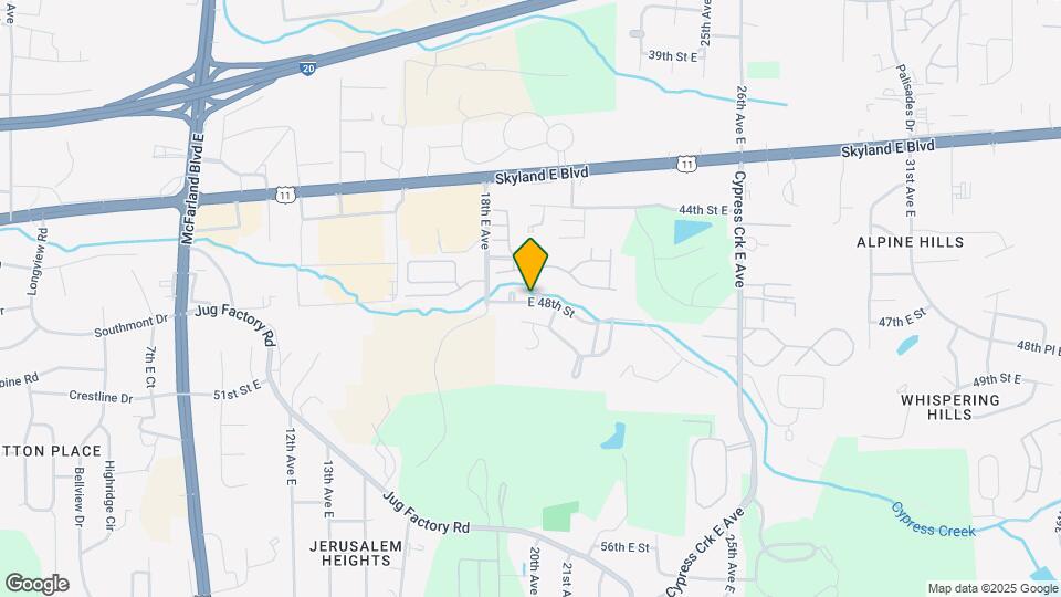 1926 E 48th St Map and Location Details