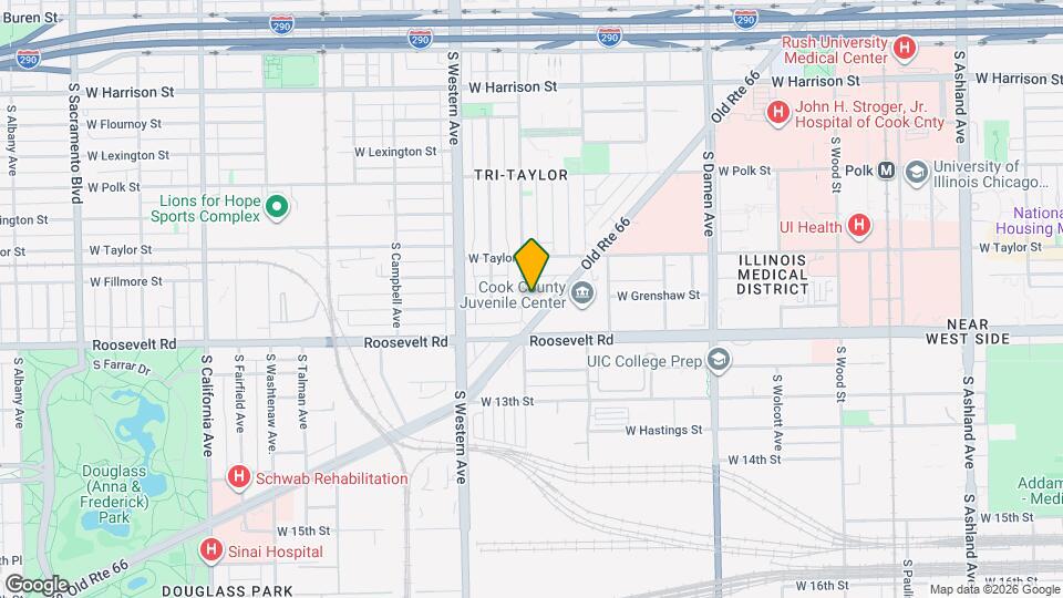 1041 S Oakley Blvd Map and Location Details