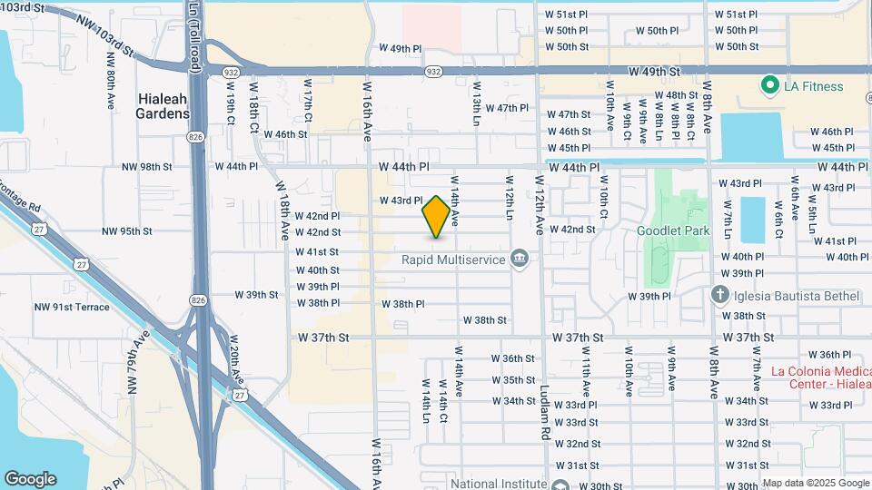 1435 W 41st St Map and Location Details