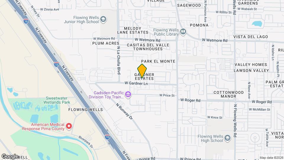 4117 N Gregorio Cir Map and Location Details