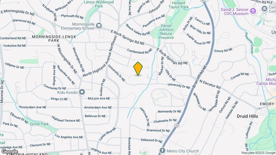 1235 Spring Valley Ln NE Map and Location Details