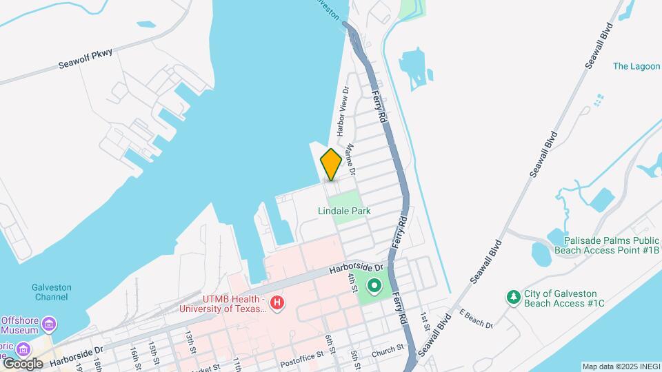 7102 N Holiday Dr, Unit 7102 Mapa y Detalles de la Ubicación