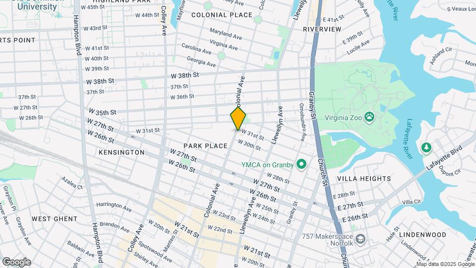 3020 Colonial Ave Map and Location Details