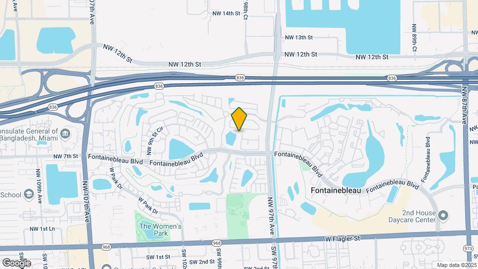 9741 Fontainebleau Blvd, Unit H208 Mapa y Detalles de la Ubicación