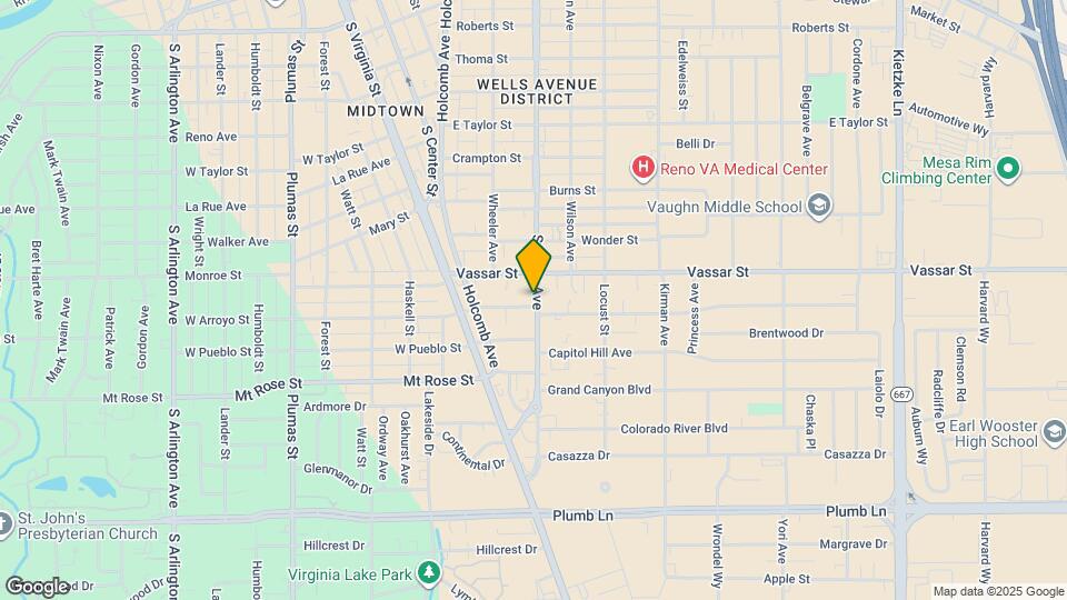 1399-1399 S Wells Ave Map and Location Details