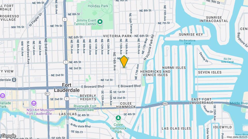 215 NE 16th Ave, Unit #301 Map and Location Details