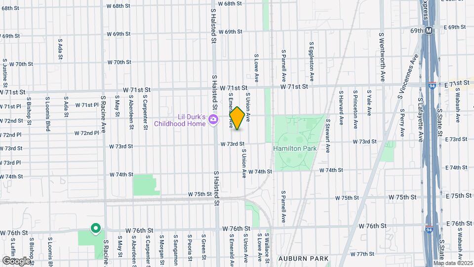 7237 S Emerald Ave Mapa y Detalles de la Ubicación