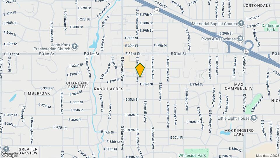 3233 S Jamestown Ave Map and Location Details
