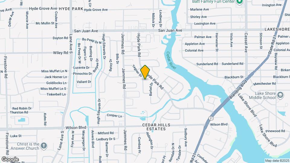 2255 Tegner Dr Map and Location Details