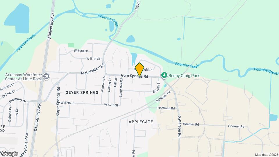 4905 Gum Springs Rd Mapa y Detalles de la Ubicación
