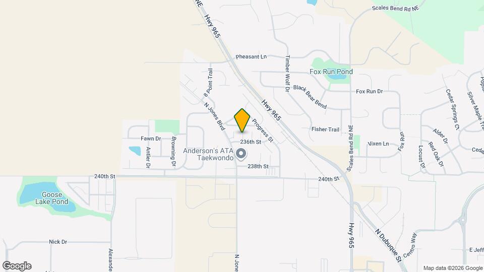 1405 Hayden Ln Map and Location Details