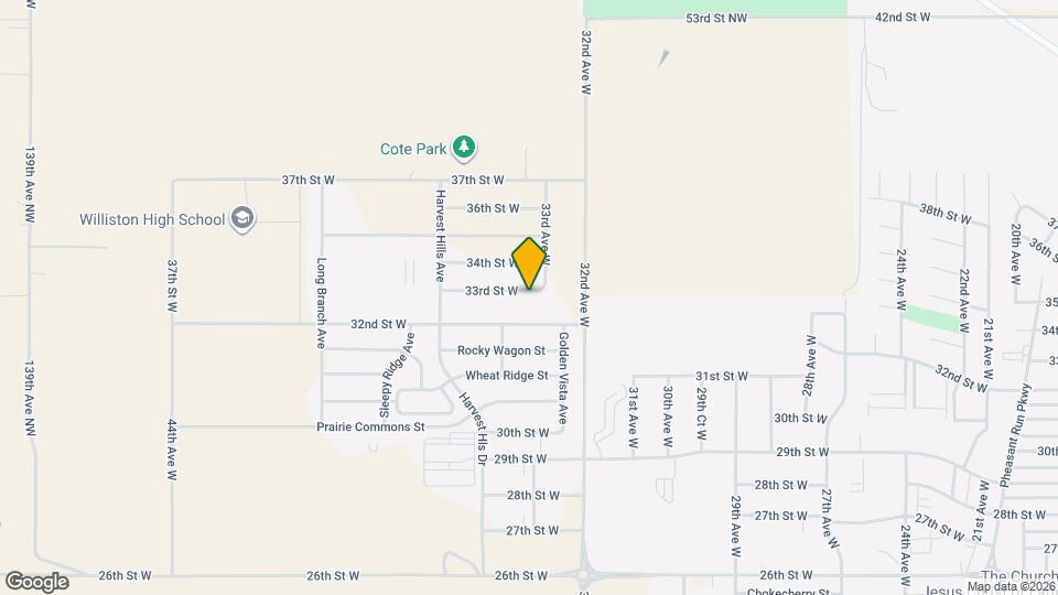 3307 33rd St W Map and Location Details