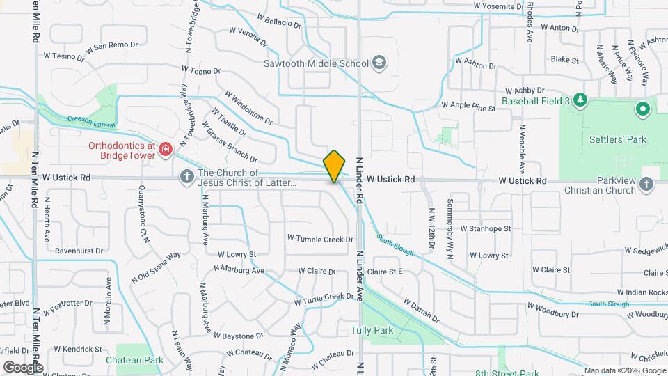 3134 N Blue Springs Ave Map and Location Details