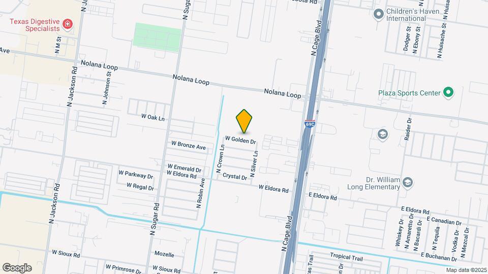 502 Golden Dr Map and Location Details