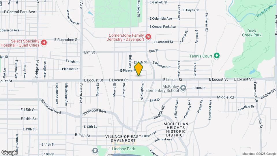 2330 E Locust St Map and Location Details