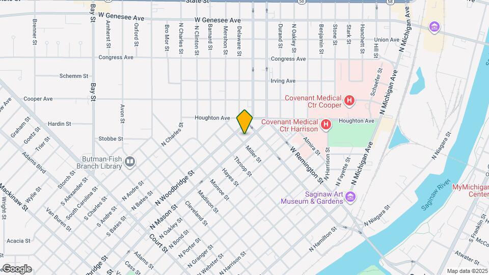 907 N Mason St Map and Location Details