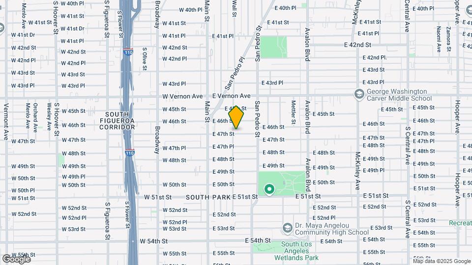 4626 Wall St Map and Location Details