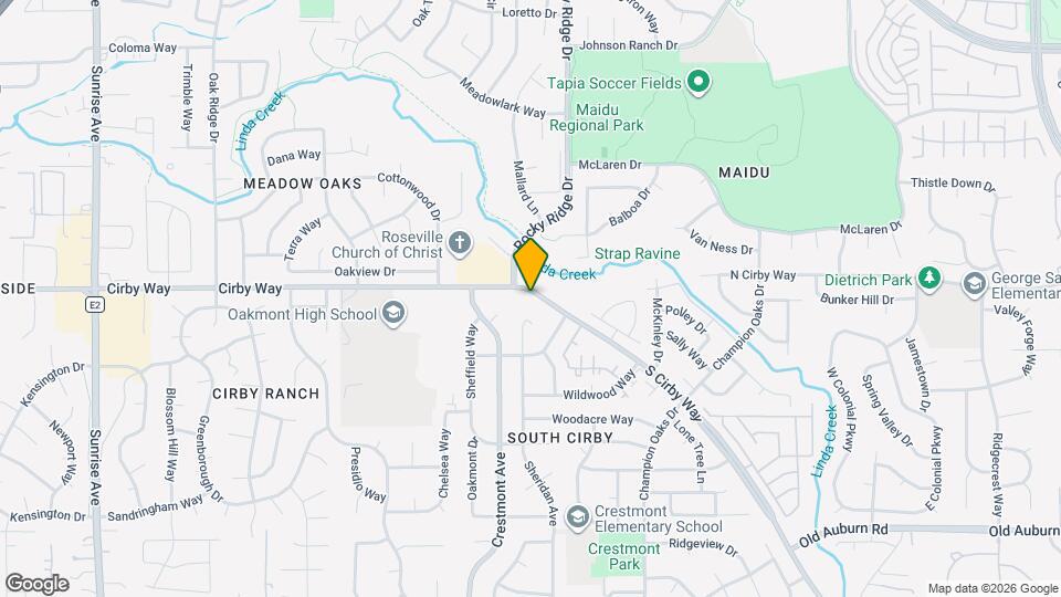 1818 S Cirby Way Map and Location Details
