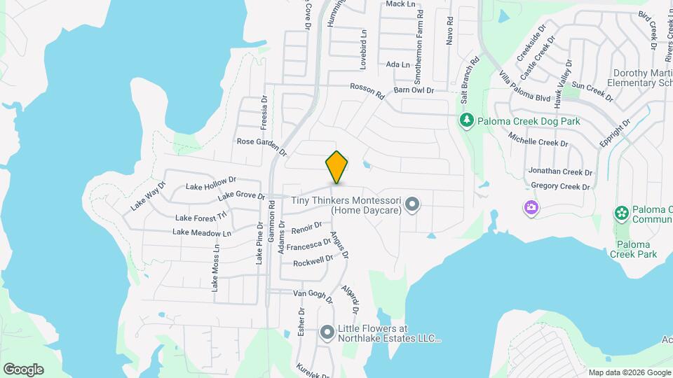 1601 Lake Grove Dr Map and Location Details