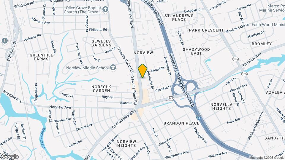 6228-6240 Chesapeake Blvd Mapa y Detalles de la Ubicación