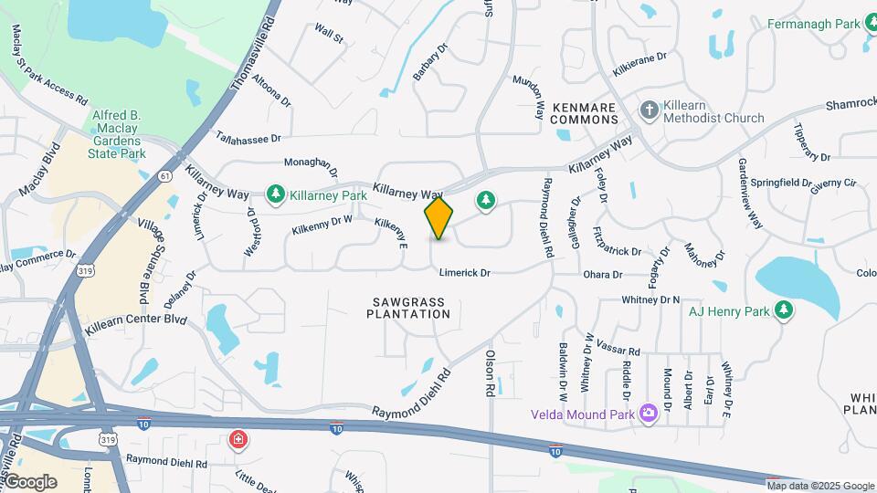 3509 Tullamore Ln Map and Location Details