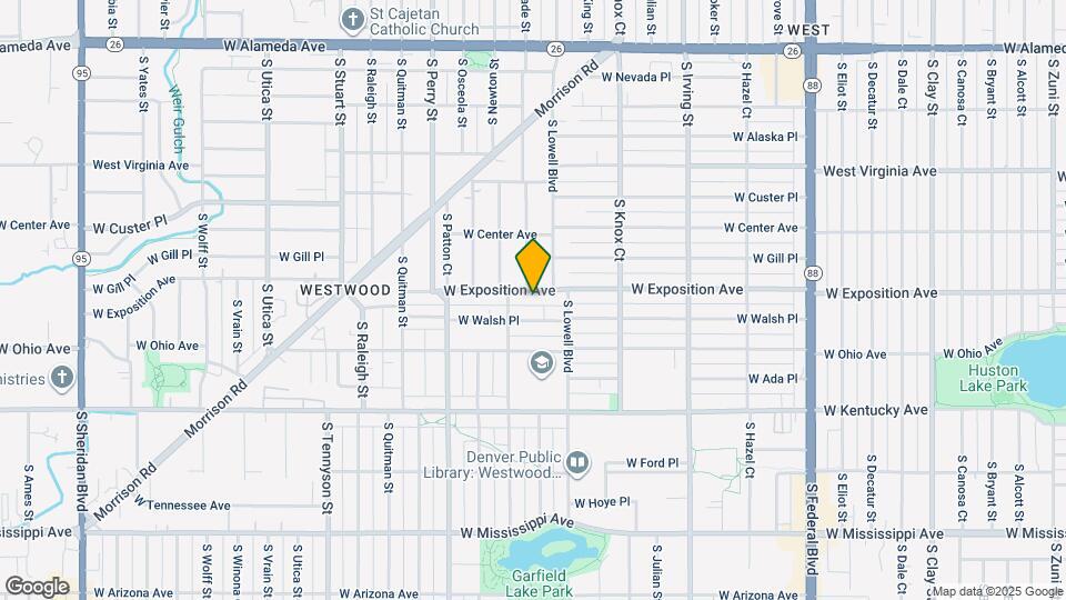3720 W Exposition Ave Map and Location Details