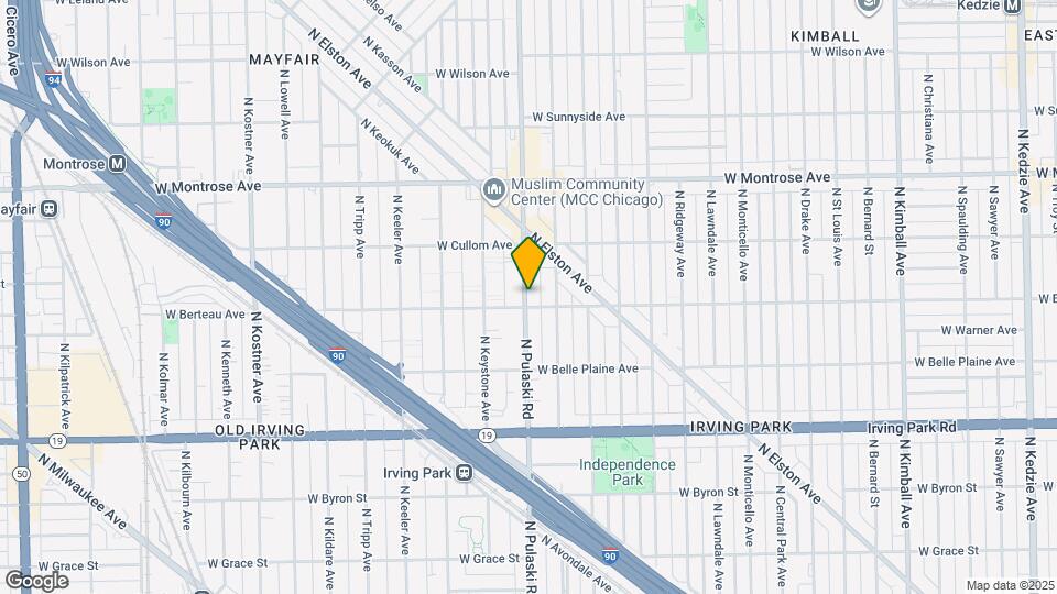 4205 N Pulaski Rd Map and Location Details