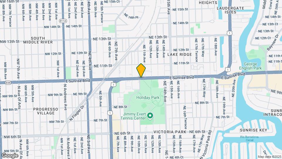 100 N Federal Hwy, Unit #642 Map and Location Details