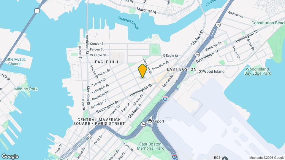 322 Saratoga St Mapa y Detalles de la Ubicación
