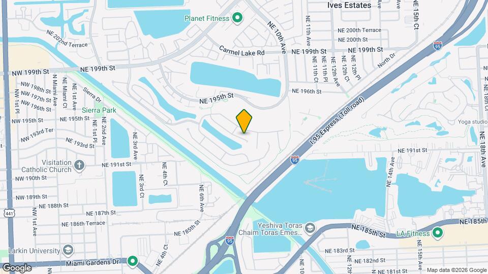 747 NE 193rd St Map and Location Details