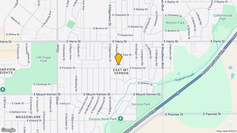 1748 Roanoke St Map and Location Details