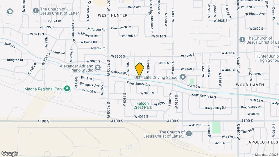 7007 Copperhill Dr Mapa y Detalles de la Ubicación