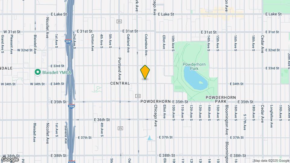 3354 Columbus Ave Map and Location Details