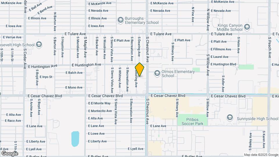 525 S Dearing Ave Map and Location Details