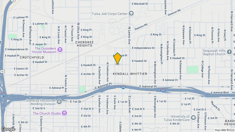 2212 E Haskell St Map and Location Details