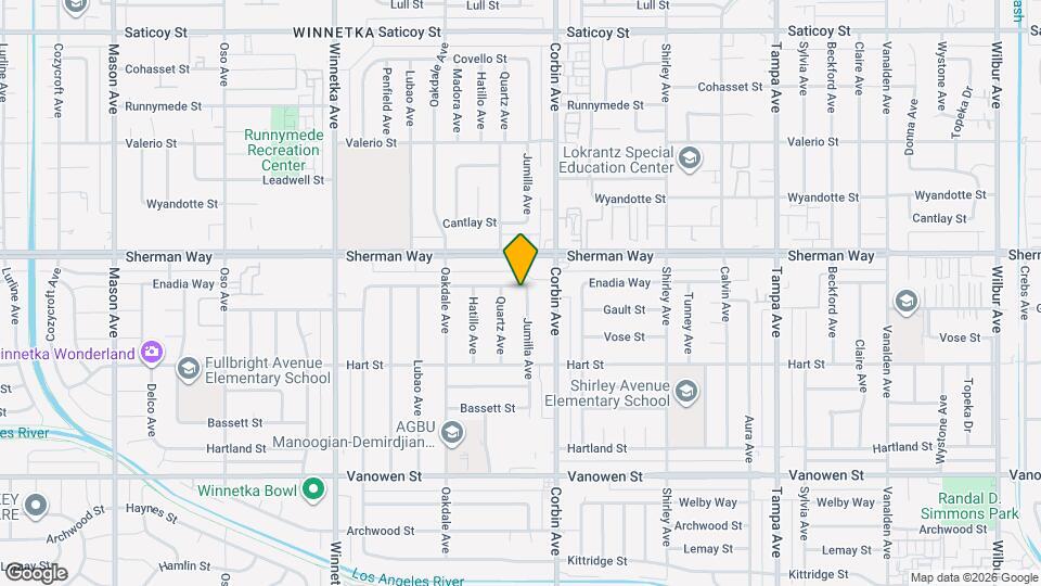 7121 Jumilla Ave Map and Location Details