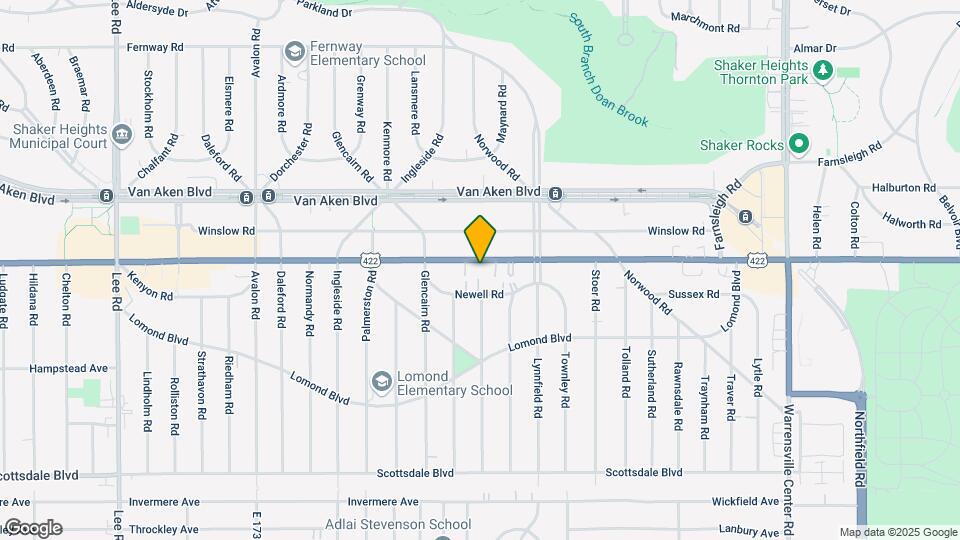 18506 Chagrin Blvd Map and Location Details