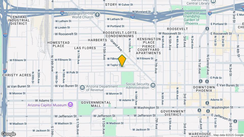 1046-1066 W Polk St Map and Location Details