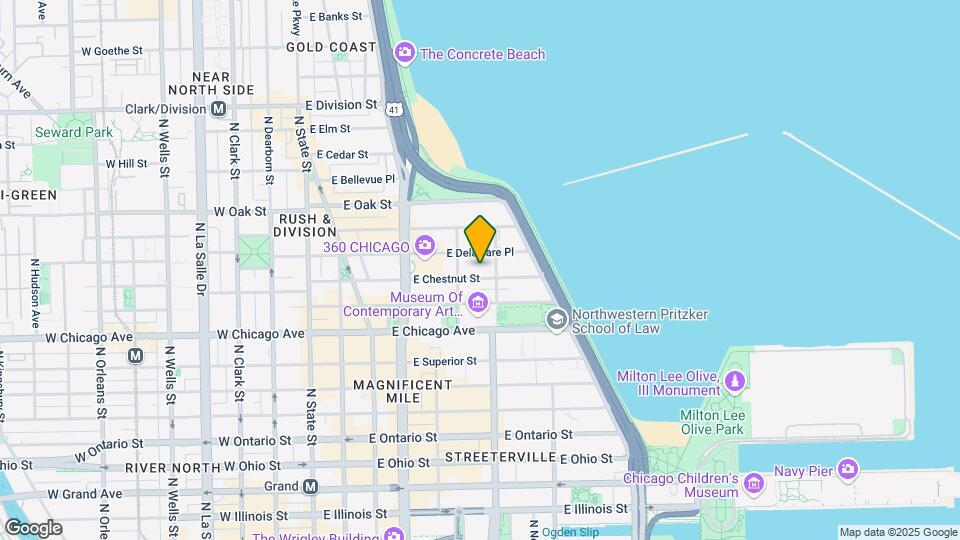 222 E Chestnut St, Unit 1 Mapa y Detalles de la Ubicación