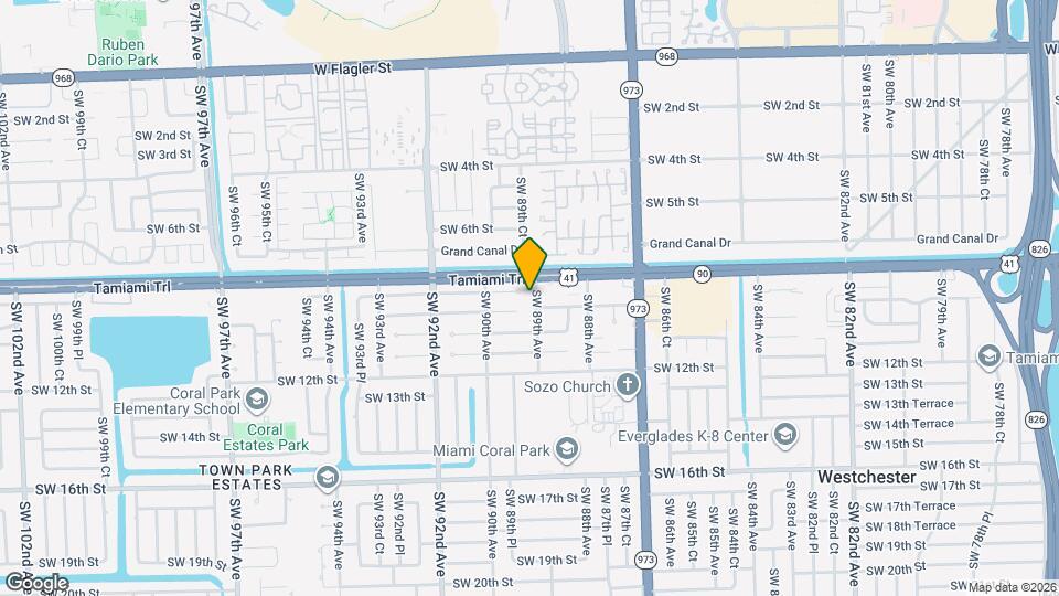 842 SW 89th Ave Map and Location Details