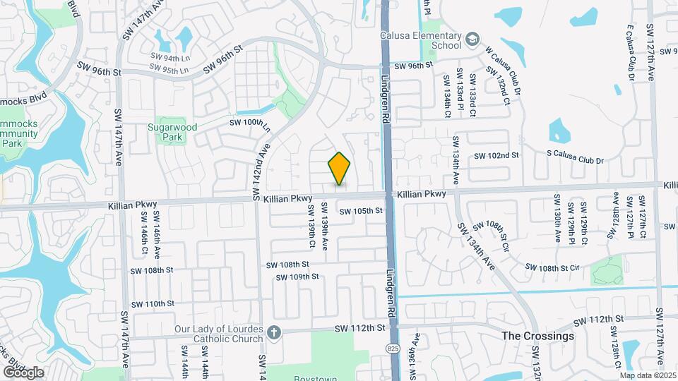 10383 SW 138th Pl Mapa y Detalles de la Ubicación