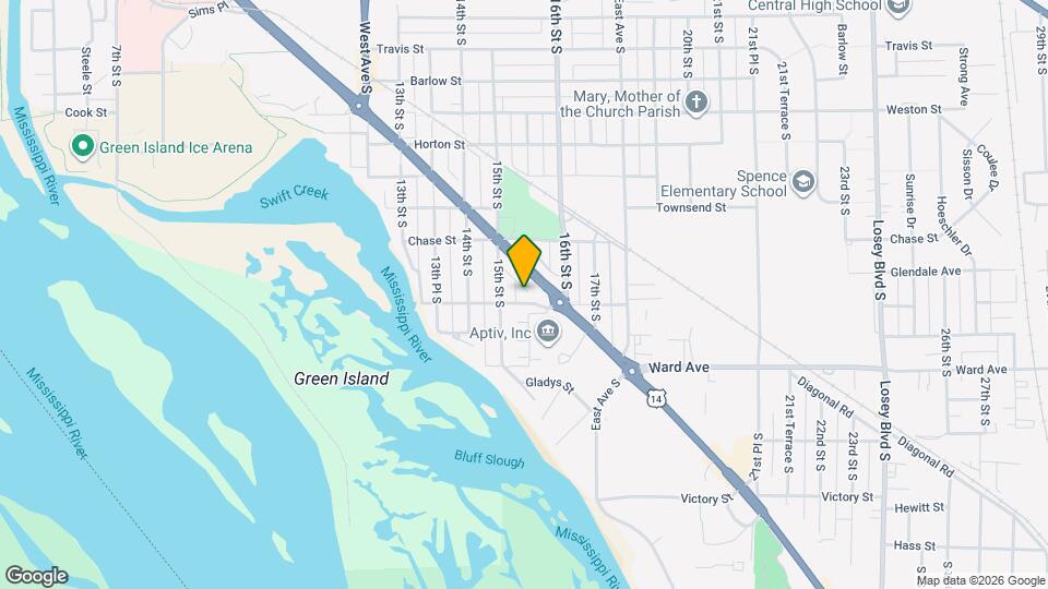 1521 Thompson St Map and Location Details