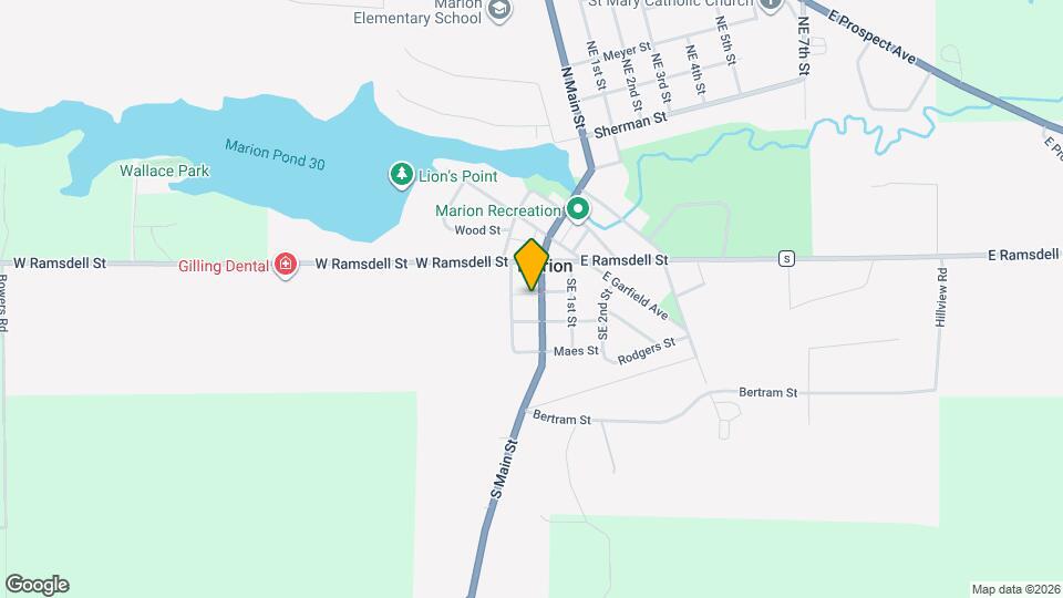 207 S Main St Map and Location Details