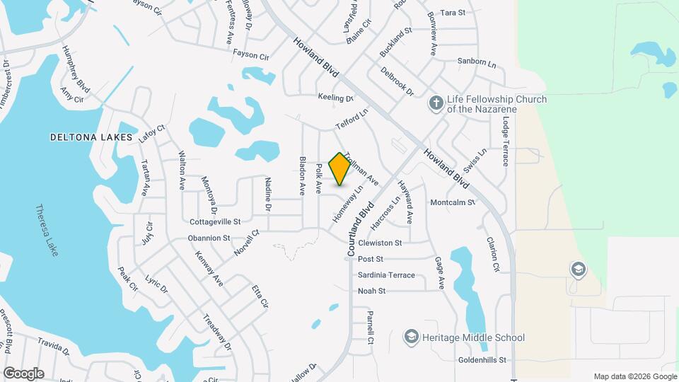 3140 Byington Terrace Mapa y Detalles de la Ubicación