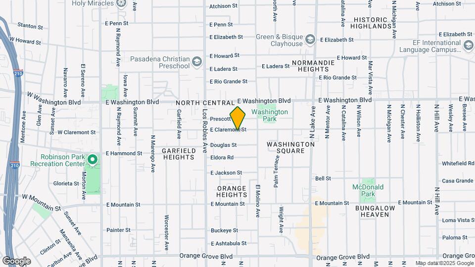 570 E Claremont St Mapa y Detalles de la Ubicación