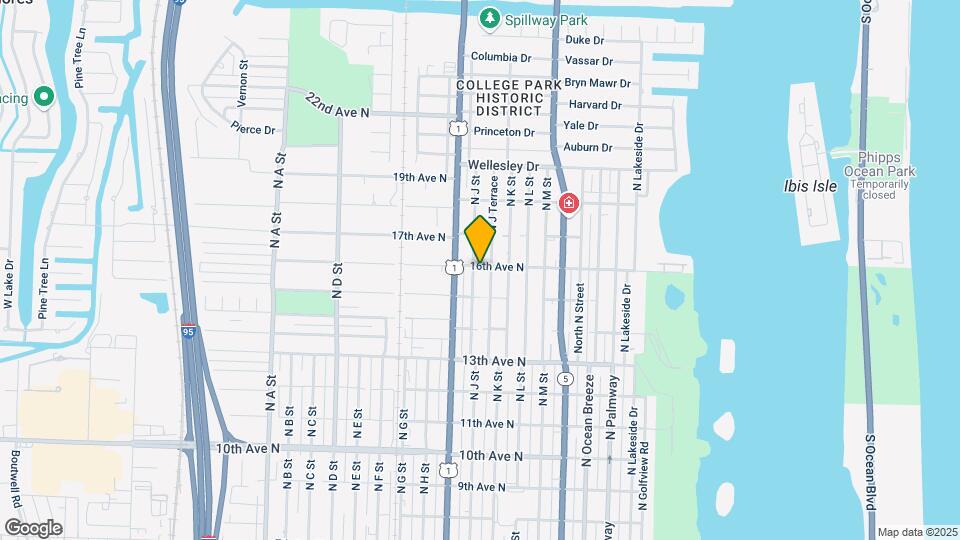 1530 N J St Map and Location Details